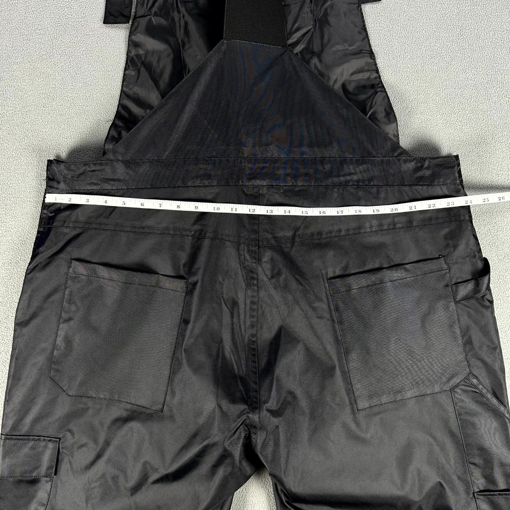 Frogg Toggs Bibbs Overalls Mens 2XL Black StormWatch Waterproof Breathable New - Picture 6 of 13